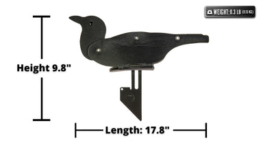 Crow Decoy –  Half Dozen Collapsible Full Body Crow Decoys for Hunting - Fold Up Decoy