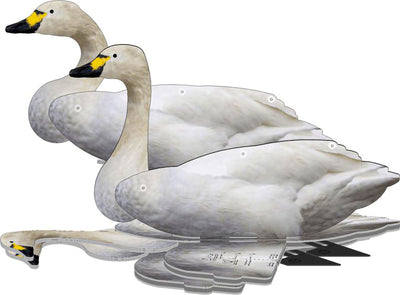 Tundra Swan Decoy - 6 Full Size Collapsible Tundra Swan Decoys - Fold Up Decoy